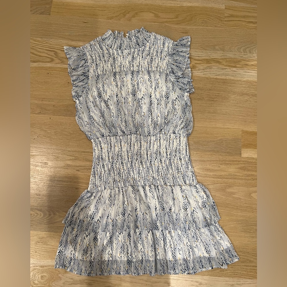 aqua printed dress size L